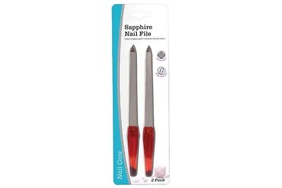 Sapphire Nail File 17cm Dual Grade Coarse / Fine With Handle • $5.80