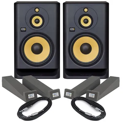 £739 • Buy KRK Rokit RP10-3 G4 (Pair) With Isolation Pads & Cables