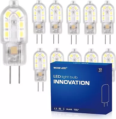 WOWLED 10x G4 2W Capsule LED Light Bulb 20W Incandescent Equivalent Room Light • £9.99