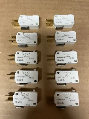 (10 Count) Cherry Micro Switches KWK Series 10A ½ HP 125/250 VAC  • $9.99