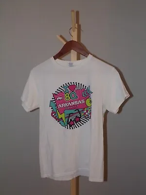 I Love The 80's Ladies Arkansas Gymnatics T-Shirt Small • $3.20