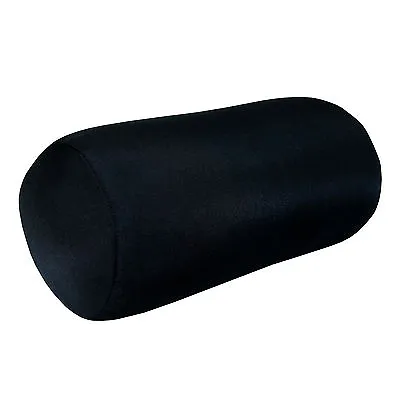 Neck Pillow Travel Cushion Soft Support Flight Shape Head Rest Microbead Black • £16