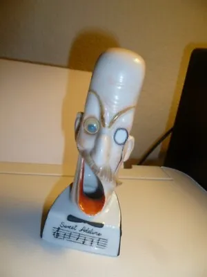 Vintage Open Mouth Man Smoking Head Ashtray  With Monocle • $30