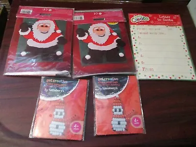£4.99 • Buy Childrens Christmas Card Making Kits And Crafts Letter To Santa (NEW)