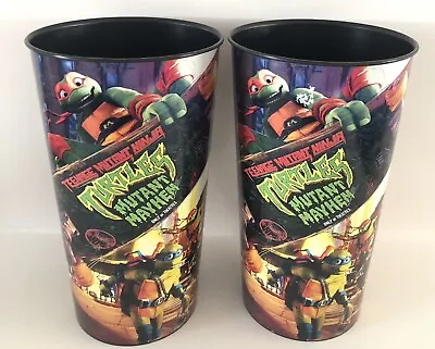 Lot 2 Teenage Mutant Ninja Turtles 2023 Movie Theater Exclusive 44oz Promo Cup • $5.99