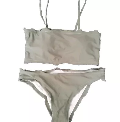 Brand New Zaful Khaki Bikini Bnwt 8-10 • £14.99