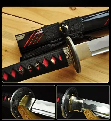 Handmade Japanese Musashi Sword Carbon Steel KATANA - Kill Bill Sword#012 • $143.27