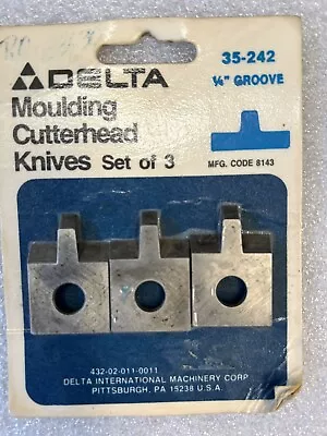 Delta 35-242 Moulding Cutterhead Knives • $26