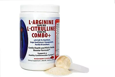 1 Combo L Arginine 5000mg & L Citrulline 1000mg CHERRY Flavor N.O. Booster • $34.90