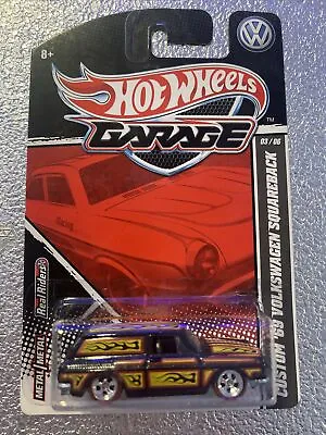 RARE PURPLE Hot Wheels Garage -  Custom '69 Volkswagen Squareback • $249.50