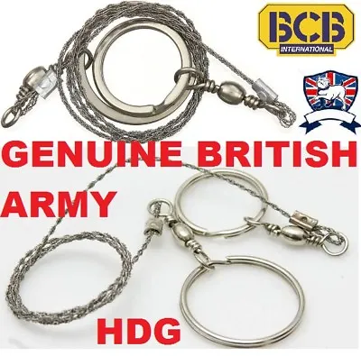 British Army Genuine Bcb Survival Nato Commando Wire Saw Sas Raf Sf Ta Camp Hike • £3.95