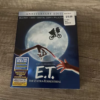 E.T. The Extra-Terrestrial (Blu-ray/DVD 2012 2-Disc Set Anniversary... • $5.25