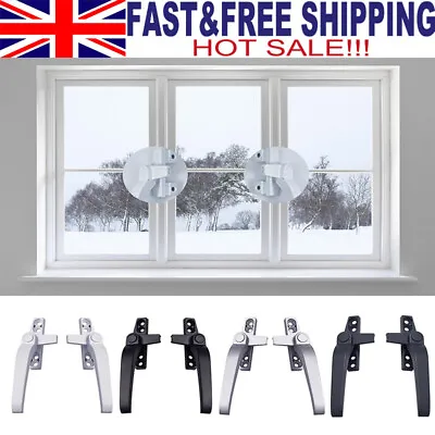 UPVC Cockspur Window Handle Double Glazing Safe Locking Window Catch Window Lock • £8.29