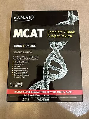 Kaplan MCAT Complete 7-book Subject Review (Second Edition) • $40