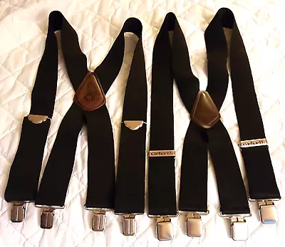 2 - Carhartt  Wide X-back Suspenders - Black - Work/casual - 43  Length Size • $6.50