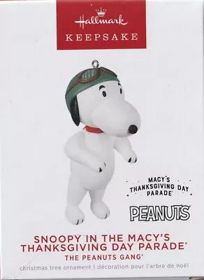 Hallmark SNOOPY IN THE MACY'S THANKSGIVING DAY PARADE Peanuts Gang Ornament 2022 • $15