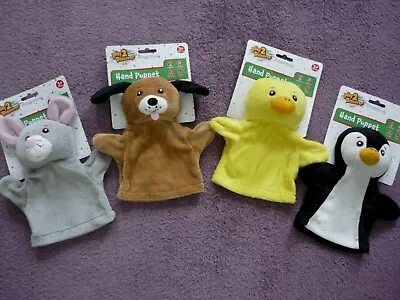 BNWT Develop Little Minds Through Play & Learn & Have Fun Soft Plush Toy Puppets • £6.99