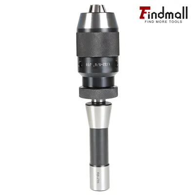 1/32 - 5/8  Keyless Heavy Duty Drill Chuck JT6 Self Tighten W/R8 Shank Adapter • $31.54