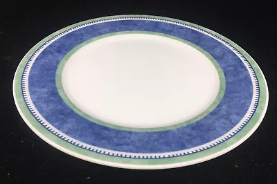 1 Bread Plate Germany Villeroy Boch Costa Switch Blue Border Green 109474 2699 • $12.05