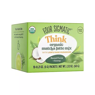 Matcha Latte Mix By Four Sigmatic | Lion’s Mane Mushroom Organic Matcha Mai... • $18.62