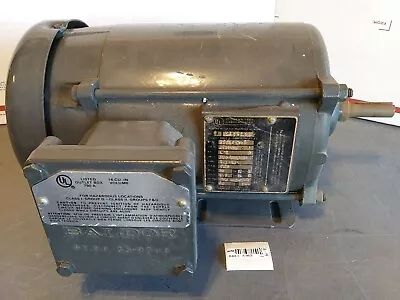 Baldor M7006A Electric Motor Hazardous Location 1/2HP 208-230/460V 1725rpm • $139.50