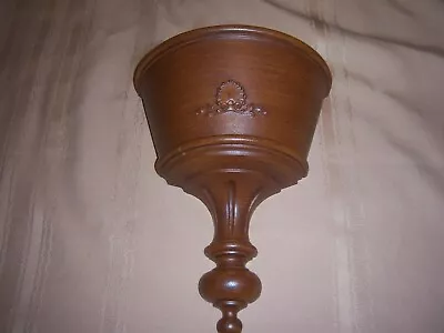 Vintage Plastic Faux Wood Wall Pocket Planter HOMCO • $12.50