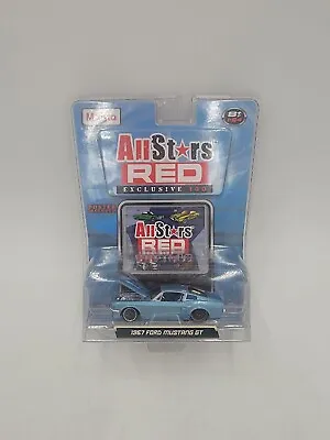 Maisto - AllStars RED - 1:64 - 1967 Ford Mustang GT - ©2008 - #15075 - NOS! • $11.88