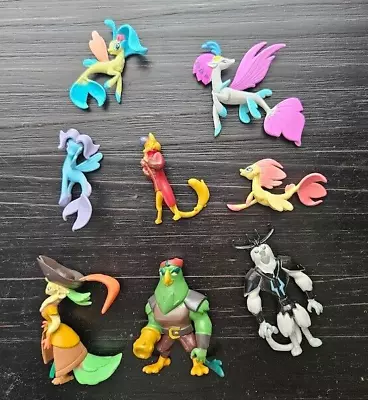 My Little Pony Movie Sea Ponies Seahorse Mermaid Horse Toys Mini Figure Lot Of 8 • $24.99