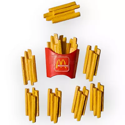 McDonalds Miniature Replicas Food Pretend Play Happy Meal French Fries Toys • $29.99