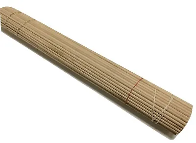 100 Pack Of 6mm Birch Hardwood Craft Sticks / Dowels - 600mm Long - FREE POSTAGE • £22.40