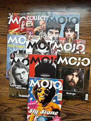10 Issue Lot Mojo Magazine 2000-01 AC/DC Keith OasisNY Punk Nirvana Smiths Sly • $10