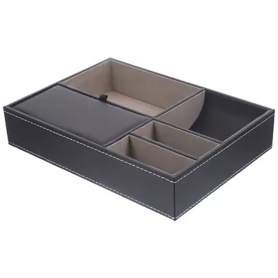  Boderry Watches For Men Mens Valet Tray Bedside Storage Box Jewelry • £17.99