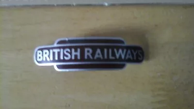 British Railways Totem Cap Badge Maker: J R Gaunt Redish Brown • £25