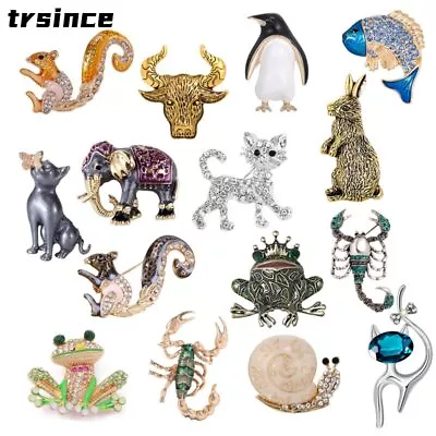 Animal Series Brooch Collar Pins Corsage Badges Jewelry For Women Kids Brooches • $3.59