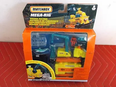 Mega-rig Shark Patrol Matchbox Set 35362 Mattel Wheels New Sealed 1998 • $44.99