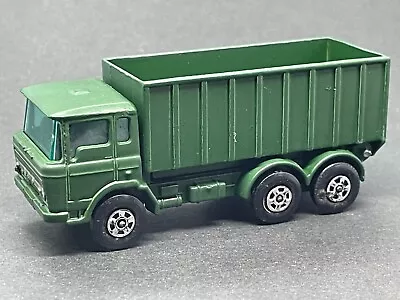 MATCHBOX SERIES No.47 DAF TIPPER CONTAINER TRUCK MILITARY GREEN - RECREATION • £14.95