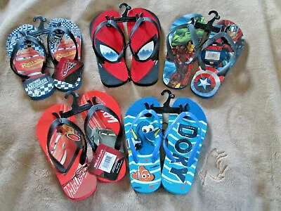 Kids /Youth Flip Flops Disney Cars Dory McQueen McQueen & StormChoice Theme  • $3.99