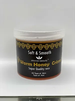 Warm Honey Creme Wax Soft And Smooth Super Quality For All Type Of Skin 450gm  • £8.99