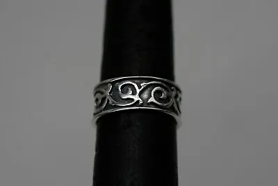 Sterling Silver  Ring 8.7 Mm Celtic Loop Pattern  Men • $39.99