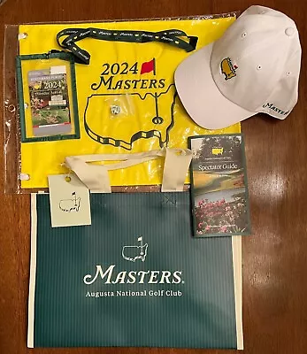 2024 Masters Berckmans Place Badge & Pin  Flag Hat Spectator Guide Lanyard • $92