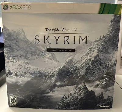 $199.99 • Buy Elder Scrolls V Skyrim Collector’s Edition Xbox 360 Alduin Statue & Tablebook