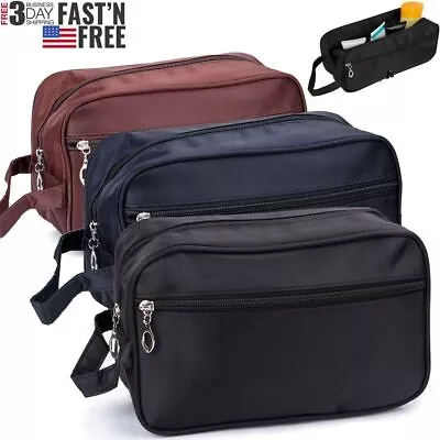 Travel Toiletry Bag Dopp Kit For Men & Women Cosmetics Makeup Shaving Organizer • $8.92