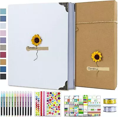 £18.49 • Buy Photo Album Scrapbook 60 Pages Hardcover 8.5 X 11 Inch
