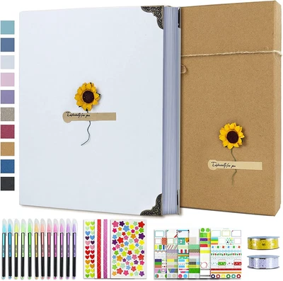 £18.49 • Buy Photo Album Scrapbook 60 Pages Hardcover 8.5 X 11 Inch