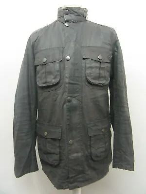 £69 • Buy Vintage Barbour Corbridge Waxed Cotton Field M65 Utility Jacket Size L