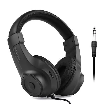 Wired Monitor Headphone Over Ear Headset Fr Guitar Amplifier Electric Piano O9O8 • $13.29