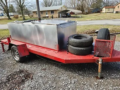 BBQ PIT Smoker Trailer  • $2250