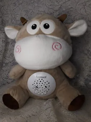 Baby Toddler Sleep Soother Cow Musical White Noise Sound Projector Night Light  • $19.99