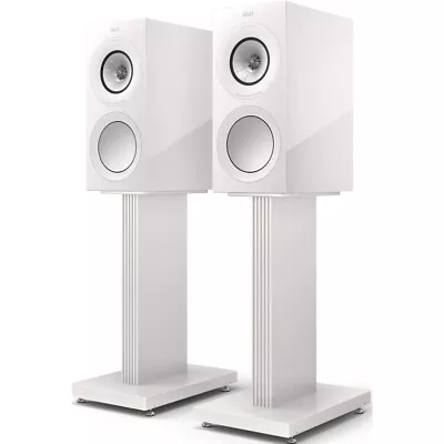 KEF R3 Meta And Matching KEF S3 Stands - Gloss White / Mineral W - Rpr £2549.00 • £1999