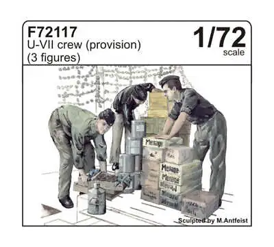 CMK F72117 1:72 Crew Loading Provisions For U-Boat Type VIIc (3 Figs.) • £8.73